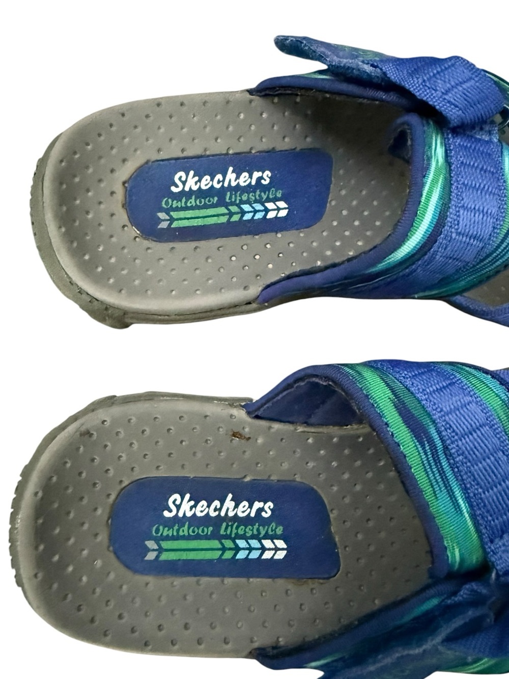 Skechers Women’s Reggae Brush Strokes Slip on Thong Slides. Size 8. - Picture 4 of 8